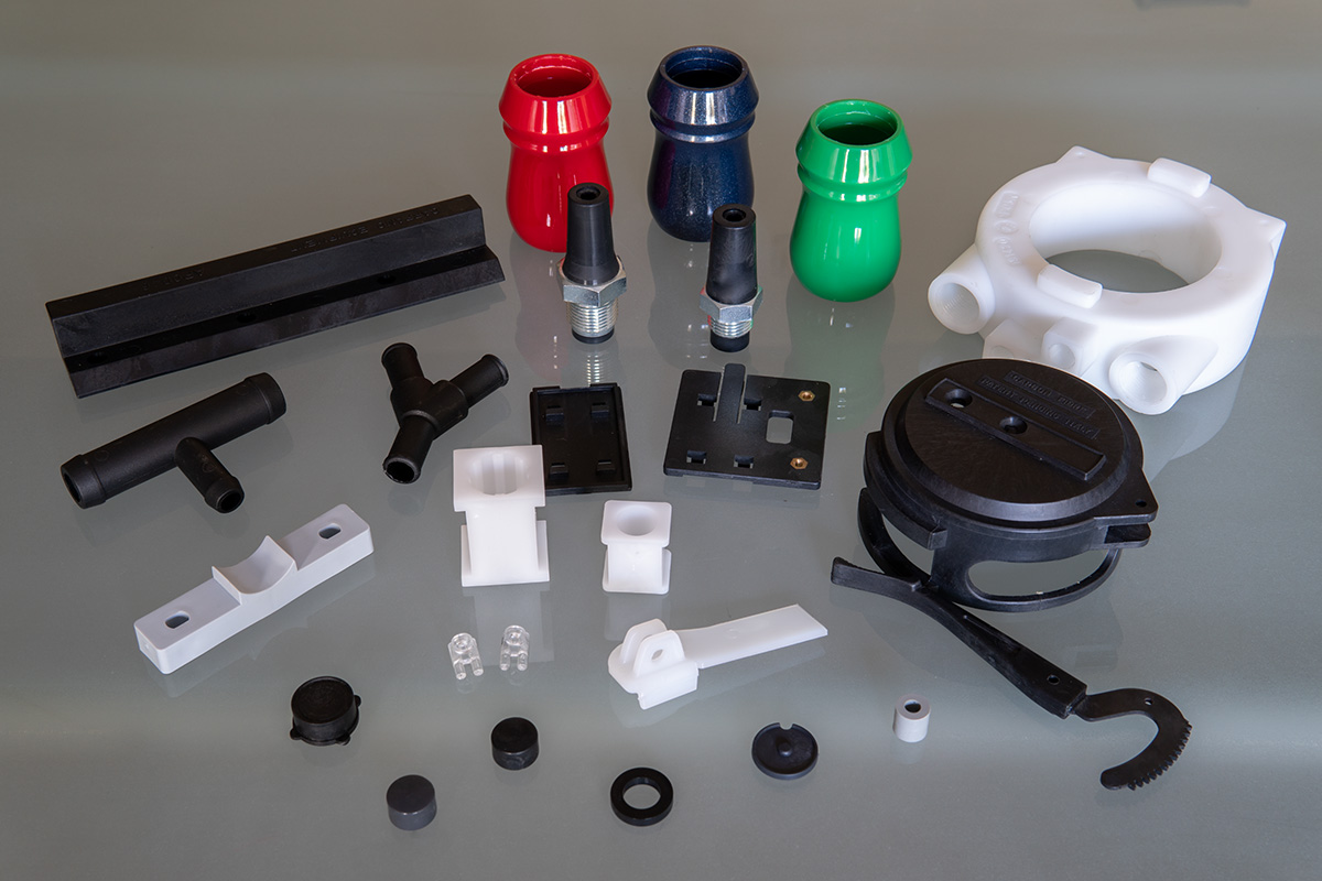 Articoli stampati in materiale plastico ad iniezione
